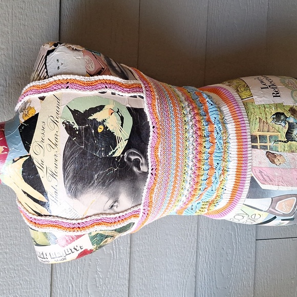 Zara crochet knit cropped tank top size Medium - Picture 6 of 10